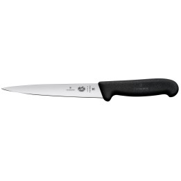Victorinox Fibrox Nóż do filetowania, 16 cm, czarny  | 5.3703.16 hendi