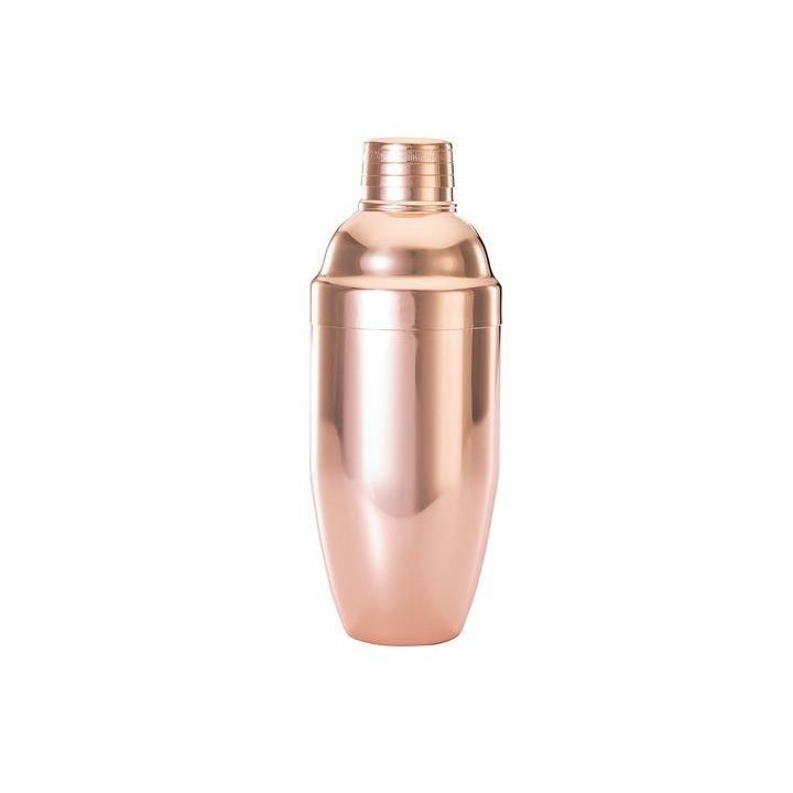 Shaker barmański 3-częściowy w stylu japońskim, miedź | 592854 fine dine