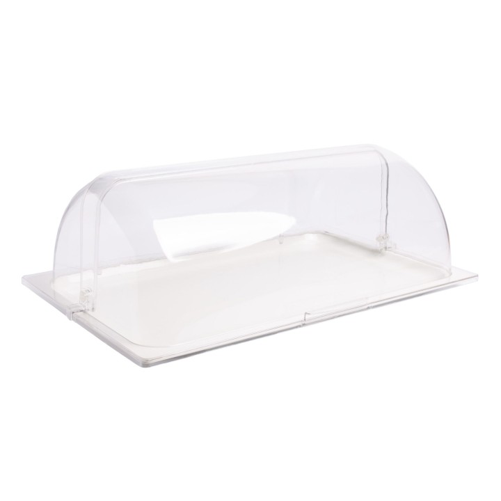 Pokrywa otwierana GN 1/1 do tac wys. 17 cm przeźroczysta - VERLO | V-61199 TOM-GAST