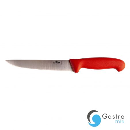 Nóż uniwersalny dł. 18 cm czerwony | T-3500-18R TOM-GAST 
