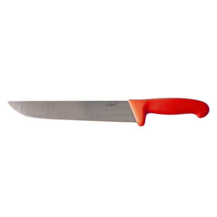 Nóż masarski dł. 24 cm czerwony | T-4500-24R TOM-GAST