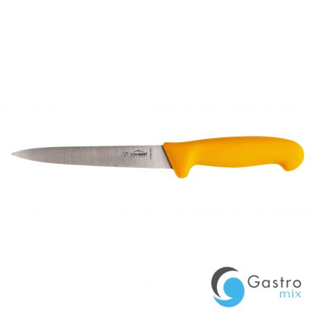 Nóż do filetowania - giętki dł. 16 cm żółty   | T-7500-16G TOM-GAST 