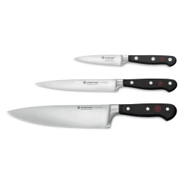 Zestaw - Nóż szefa dł. 20 cm , kuchenny dł. 16 cm i do warzyw dł. 9 cm CLASSIC - WÜSTHOF | W-1120160301 TOM-GAST