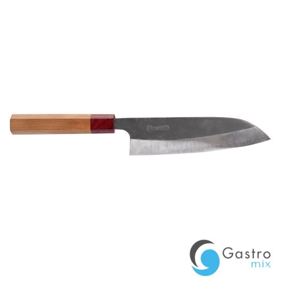 Nóż Santoku dł. 16,5 cm z laminowaną górą rączki BLACK HAMMER - KASUMI | K-KSA-100 TOM-GAST 