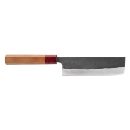 Nóż Nakiri dł. 16,5 cm z laminowaną górą rączki BLACK HAMMER - KASUMI  | K-KSA-200 TOM-GAST