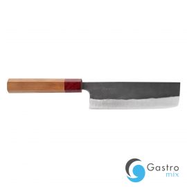 Nóż Nakiri dł. 16,5 cm z laminowaną górą rączki BLACK HAMMER - KASUMI  | K-KSA-200 TOM-GAST