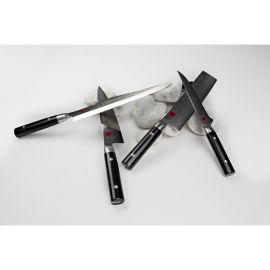 Nóż japoński Sashimi dł. 24 cm stal damasceńska DAMASCUS - KASUMI  | K-85024 TOM-GAST