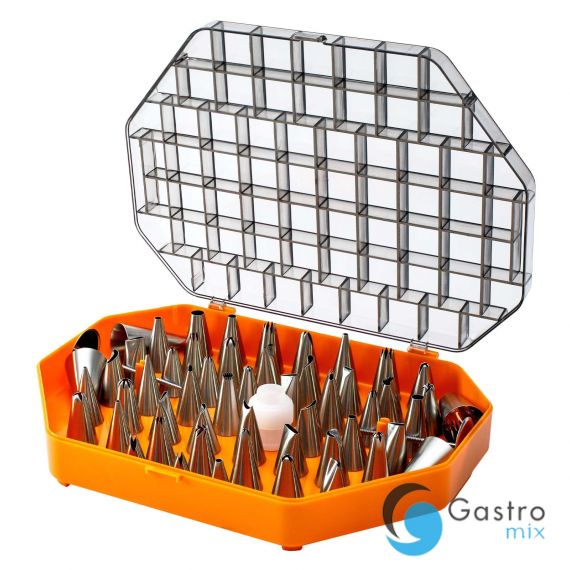 Zestaw końcówek cukierniczych 56 szt. | T-80031 TOM-GAST 