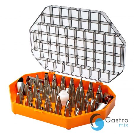 Zestaw końcówek cukierniczych 56 szt. | T-80031 TOM-GAST 