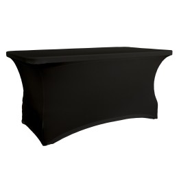 Pokrowiec na stół prostokątny dł. 182,9 cm czarny - VERLO | V-P180-K tom-gast