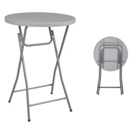 Stół koktajlowy szary śr. 81,3 cm - VERLO | V-ST80 tom-gast