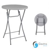 Stół koktajlowy szary śr. 81,3 cm - VERLO | V-ST80 tom-gast