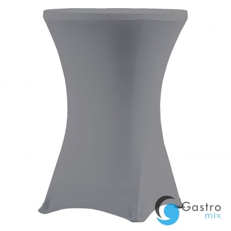 Pokrowiec na stół koktajlowy śr. 81,3 cm szary - VERLO  | V-C80-G tom-gast 