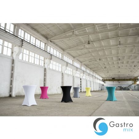 Pokrowiec na stół koktajlowy śr. 81,3 cm szary - VERLO  | V-C80-G tom-gast 