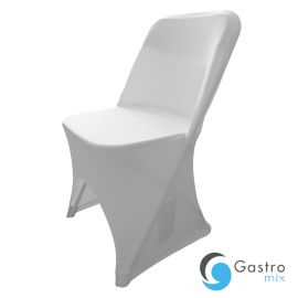 Krzesło cateringowe z białym pokrowcem - VERLO  | V-Y53PB tom-gast