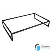 Podstawa ze stali GN 1/1 malowana czarna niska - VERLO | V-99113  TOM-GAST