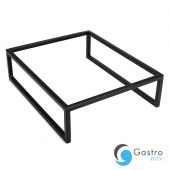 Podstawa ze stali GN1/2 malowana czarna niska - VERLO | V-99123 TOM-GAST