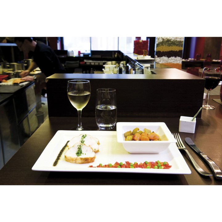 Misa kwadratowa 21 cm CLASSIC GOURMET - RAK PORCELAIN | R-CLSB21-6 TOM-GAST
