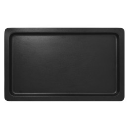 Pojemnik GN 1/1 wys. 2,2 cm z porcelany szary mat  | R-NFBU-11022BK-2 RAK PORCELAIN