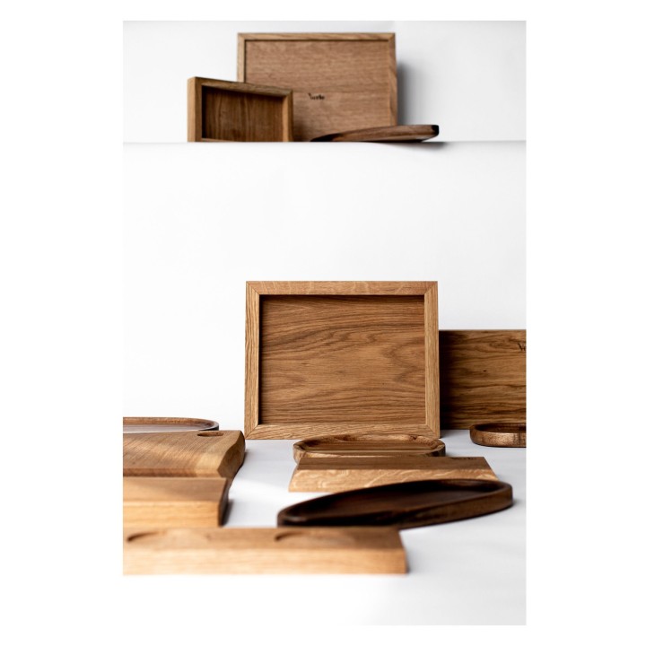 Deska dębowa prezentacyjna 35x15,5x2,5 cm - VERLO | V-11525 TOM-GAST