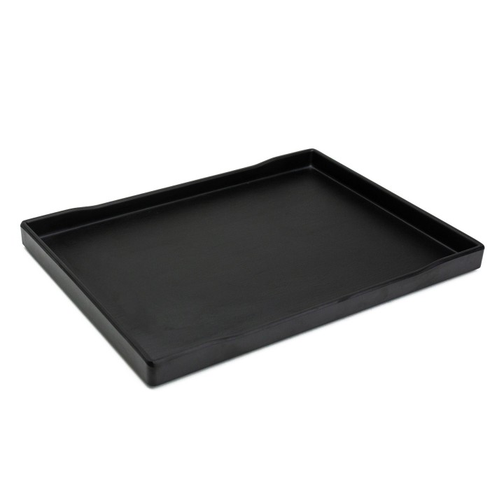 Taca ZEN z melaminy 30x22x2,3 cm czarna | V-1351-B TOM-GAST