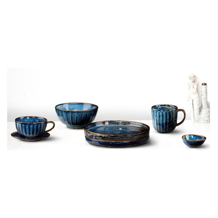 Talerz płaski śr. 26 cm DEEP BLUE - VERLO | V-82019-4 TOM-GAST