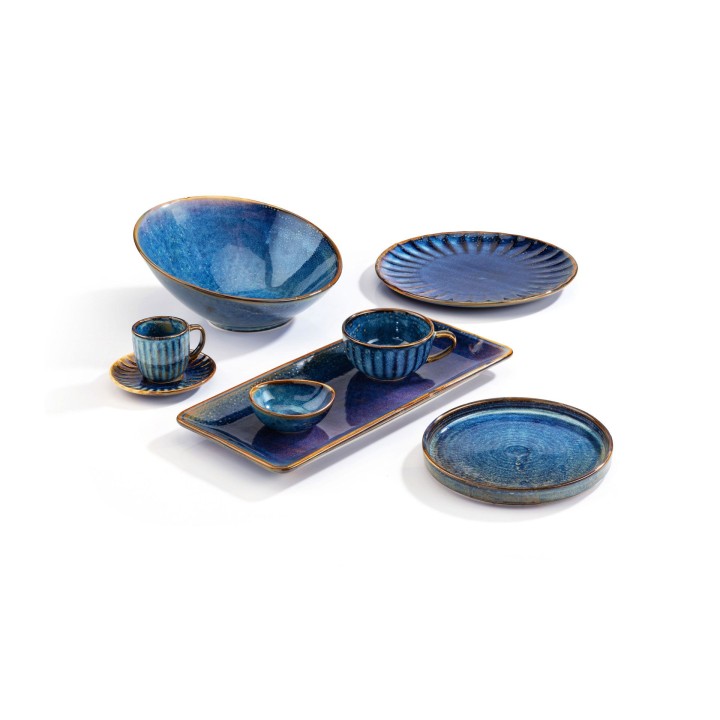 Filiżanka do kawy 210 ml DEEP BLUE - VERLO | V-82025-6 TOM-GAST