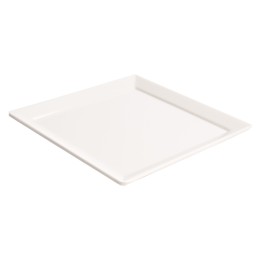 Talerzyk kwadratowy z melaminy 10x10 cm biały - VERLO  | V-6013 tom-gast