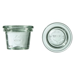 Słoik MINI-STURZ 35 ml z pokrywą - op. 12 szt - WECK  | WE-756-40P TOM-GAST