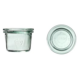 Słoik MINI-STURZ 80 ml z pokrywą - op. 12 szt - WECK | WE-080-60P TOM-GAST