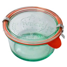 Słoik MOLD 450 ml z pokrywą, uszczelką i 2 zapinkami - op. 6 szt - WECK | WE-565-120PUZ TOM-GAST
