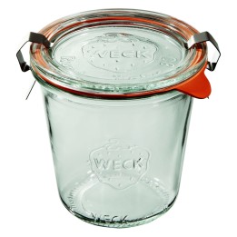 Słoik MOLD 290 ml z pokrywą, uszczelką i 2 zapinkami - op. 6 szt - WECK | WE-900-80PUZ TOM-GAST