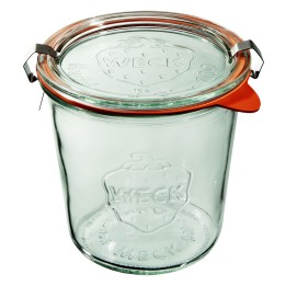 Słoik MOLD 580 ml z pokrywą, uszczelką i 2 zapinkami - op. 6 szt - WECK | WE-742-100PUZ tom-gast
