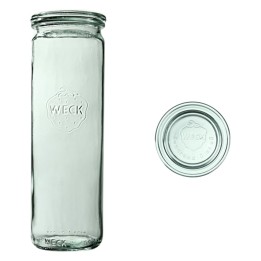 Słoik CYLINDRYCZNY 600 ml z pokrywą - op. 6 szt - WECK  | WE-905-60P TOM-GAST