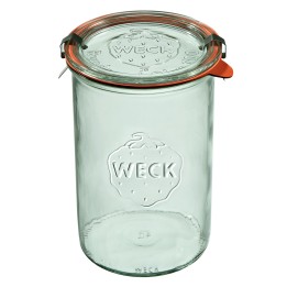 Słoik CYLINDRYCZNY 1000 ml z pokrywą, uszczelką i 2 zapinkami - op. 6 szt - WECK | WE-782-100PUZ TOM-GAST
