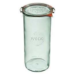 Słoik CYLINDRYCZNY 1500 ml z pokrywą, uszczelką i 2 zapinkami - op. 6 szt - WECK | WE-784-100PUZ TOM-GAST