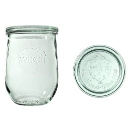Słoik TULIP 1062 ml z pokrywą - op. 6 szt - WECK | WE-745-100P TOM-GAST
