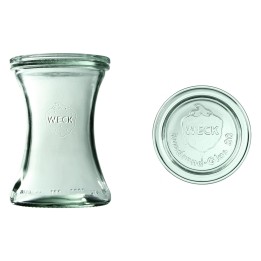 Słoik DELI 370 ml z pokrywą - op. 6 szt - WECK | WE-996-80P TOM-GAST