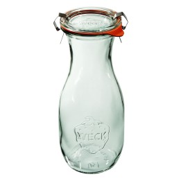 Butelka SAFTFLASCHE 530 ml z pokrywą, uszczelką i 2 zapinkami - op. 6 szt - WECK | WE-764-60PUZ TOM-GAST