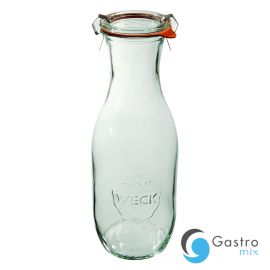 Butelka SAFTFLASCHE 1062 ml z pokrywą, uszczelką i 2 zapinkami - op. 6 szt - WECK | WE-766-60PUZ...