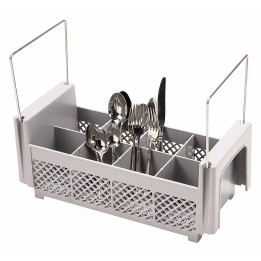 Kosz do mycia sztućców 18,4 cm z uchwytami - CAMBRO | CM-8FB434 TOM-GAST