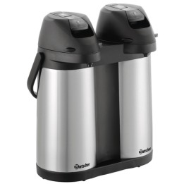 Termos z pompką Duo 1,9L-ST | 190208 bartscher