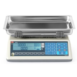 Waga kalkulacyjna LCD z legalizacją, seria EGE, głęboka szalka, 30 kg  | TEM030C-PZR HENDI