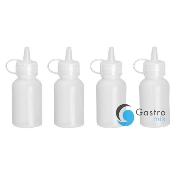 Mini dyspenser do sosów 0,03L  - zestaw 4 szt | 557891 HENDI 