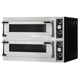 Piec do pizzy Trays 44 Glass, Prismafood, 2 komory | 227268 HENDI
