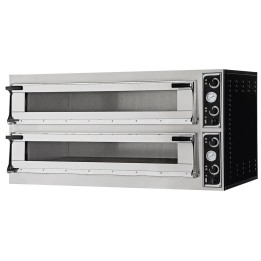 Piec do pizzy Trays 66L Glass, 2-komorowy | 227350 HENDI