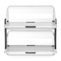 Witrynka Roll top - podwójna 380x260x(H)355mm | 871768 hendi