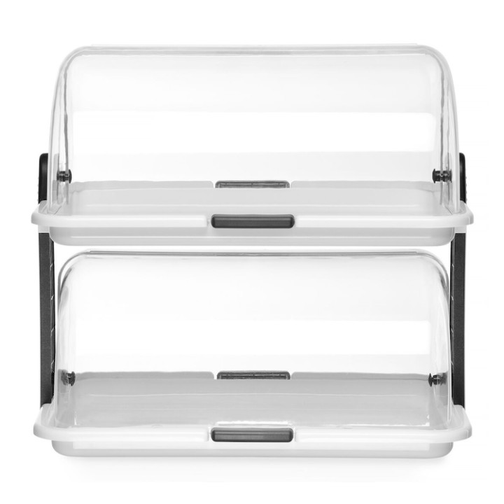 Witrynka Roll top - podwójna 380x260x(H)355mm | 871768 hendi