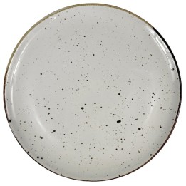 TALERZ PŁYTKI 27 CM RUSTIC KREM | RUSTIC-KREM-14.2 KERA CERAMIKA