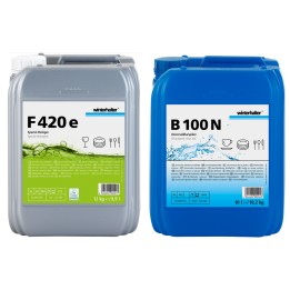 Zestaw płyn myjący F-420E 12KG +płyn nabłyszczający B100N | WINTERHALTER